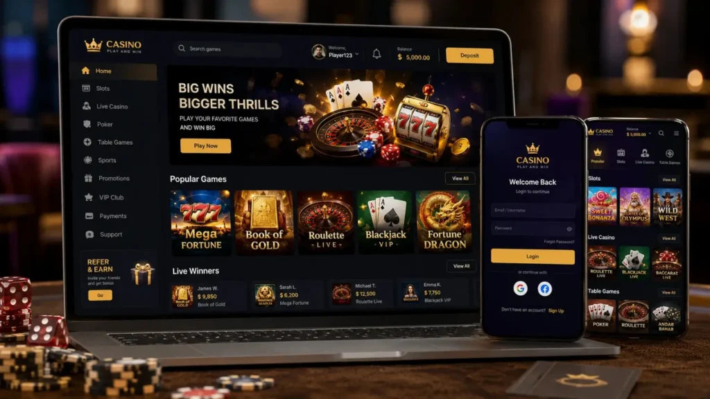 Popular-online-casino-games-including-slots-roulette-and-card-games